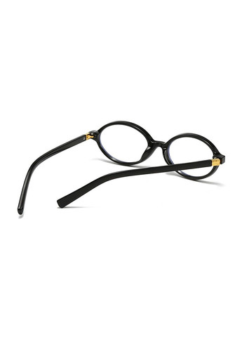 Солнцезащитные очки округлые Oculos с защитой от ультрафиолета черные No Brand (307028723)