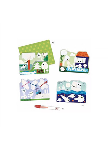 Набор для рисования водой Скрытый в саду (DJ09063) Djeco (331298778)