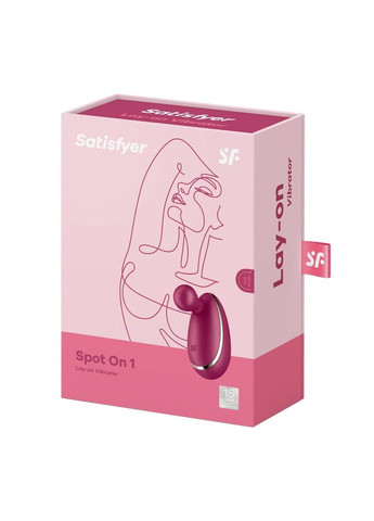 Вібратор для зовнішньої стимуляції Spot On 1 Berry, гнучкий відросток Satisfyer (333333256)