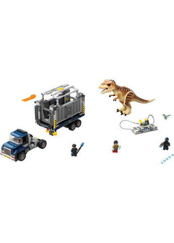 Конструктор Jurassic World 10927: Транспорт для перевозки Ти-Рекса на 638 деталей No Brand (292144361)