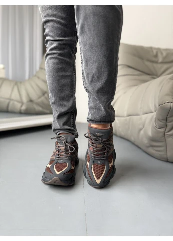 Коричневые демисезонные кроссовки мужские new balance 9060 phanton rich oak brown нью беланс 9060 коричневые No Brand