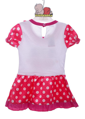 Рожева сукня літня трикотажна вишенька рожева 74 см (38383) BABYKROHA (323469613)