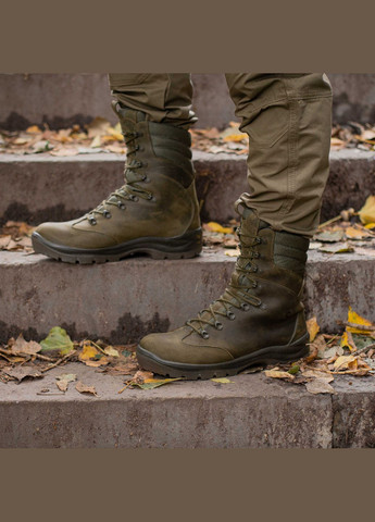 Берці Демісезонні Тактичні Чоловічі. 35-47р Олива. Водонепроникні! STDM-1003 No Brand (301137922)