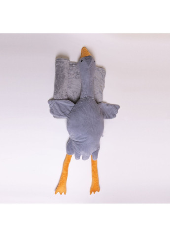 Подушка-игрушка Гусь-обнимусь с пледом 100*180 см, серый ТМ COLORFUL HOME 520-6G No Brand (368904393)