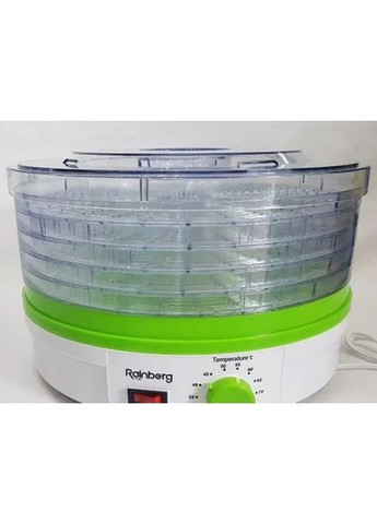 Сушилка для овощей и фруктов 800 W RB912 Белая Rainberg (306716864)