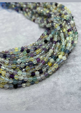 Заготовки флюорита на нити без замка 4 мм 40 см No Brand (313453557)