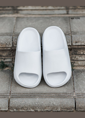 Белые спортивные, повседневные, джинсовые, пляжные, кэжуал шлепанцы cloudwhite YZY