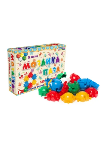 Дитяча мозаїка-пазл №5 1-146, 130 деталей?40мм Colorplast (372496008)