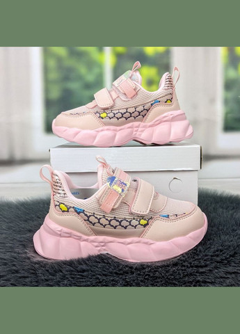 Рожеві осінні кросівки дитячі для дівчинки Bessky