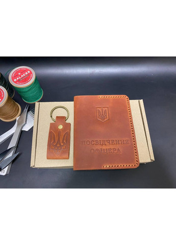 Обложка Для Удостоверения Офицера с Отделом Для Карт из Натуральной Кожи Ручной Работы No Brand (356508802)