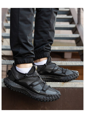 Чорні Осінні кросівки чоловічі low gore-tex black, вьетнам Nike ACG Mounth