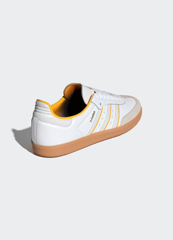 Белые летние кроссовки samba og adidas