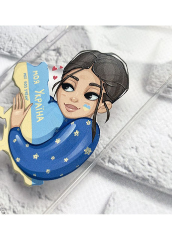 Чохол із захистом камери на iPhone 14 Pro Max патріотичний дизайн Моя Україна принт 2 Creative (359489537)