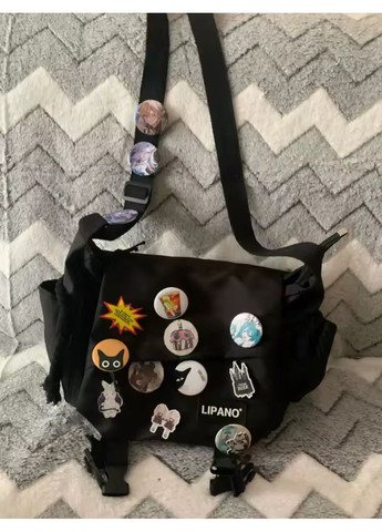 Сумка через плечо молодежная Lipano, студенческая школьная нейлоновая сумка DEMI DO (365963644)