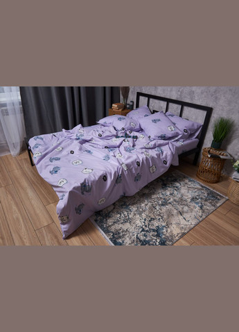 Комплект постельного белья Бязь Gold Люкс двуспальный 175х210 наволочки 4х70х70 (MS-820002692) Moon&Star Hello Kitty (288535932)