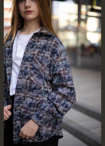 Фланелева сорочка "Варенка" IRmAS оверсайз (326766600)