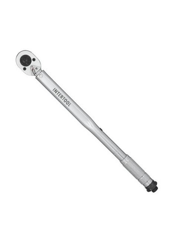 Динамометричний ключ 1/2" 28-210 Нм з Cr-V сталі з перехідником 3/8" Intertool (366217772)