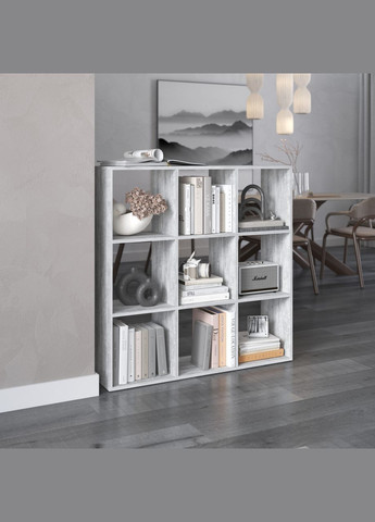 Стелаж на 9 комірок, полиця для книг і іграшок, книжкова шафа M-20 VAYS (373288725)