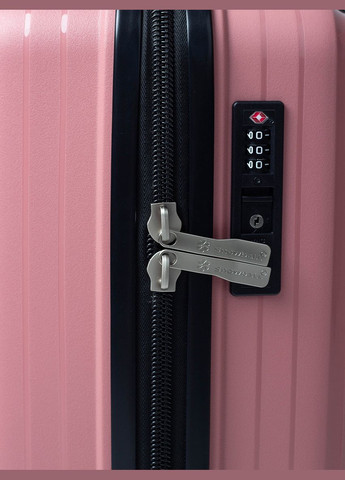 Чемодан большой L полипропилен пудра 76х52х30см/105л/4кг/ 20203 Snowball (324802069)