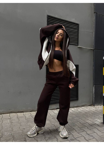 Костюм 772 турецкая тринитка на флисе,кофта и штаны,не кашлатится не линяет Україна (368544178)