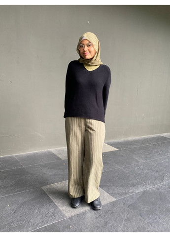 Черный демисезонный пуловер пуловер Uniqlo