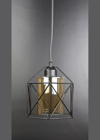 Люстра підвісна LOFT на 1 лампочку 25049 Чорний 25-100х16х19 см. Sunnysky (364490715)