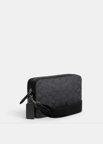 Чоловіча шкіряна сумка Coach Charter Crossbody 19 In Signature Canvas. (097) No Brand (335833670)