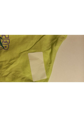 Салатовая летняя футболка с микро-дефектом H&M