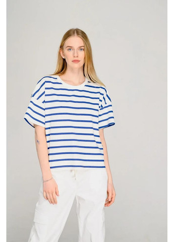 Жіноча футболка котонова денім MKAZ6442-1 Azuri - (352475028)