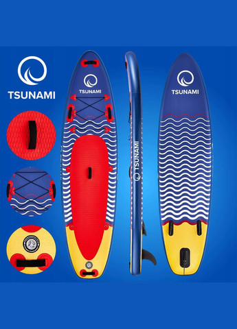 Надувна SUP дошка 350 см з веслом Wave TSUNAMI t04 (275654146)