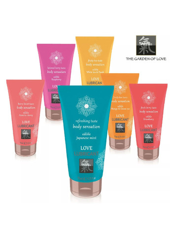Їстівний лубрикант Love Малина, 75 мл Shiatsu (347313712)