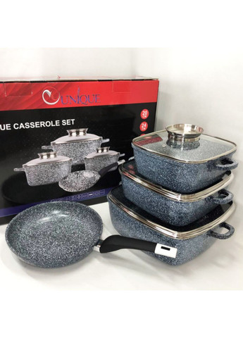 Набір казанів (16см/20см/24см) Unique UN-5531 (305568957)