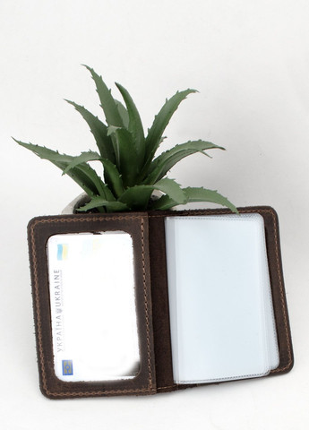 Подарунковий набір для чоловіка в коробці №42 (коричневий) ремінь, портмоне, обкладинка ID паспорт HandyCover (302211523)