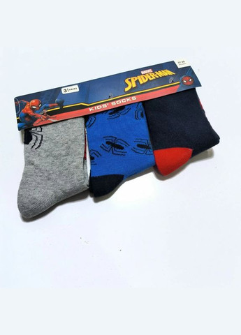 Носки 3 пары для мальчика Spider-Man 370240 Disney (292549797)