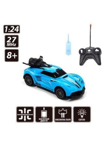 Автомобиль Spray Car на р/у – Sport (голубой, 1:24, свет, выхлопной пар) (TS01091996224608) KS Drive (381770906)