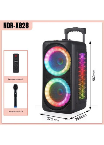 Портативна Bluetooth колонка speaker NDR-X828 No Brand (332636412)