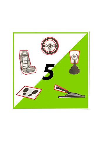 Набор для защиты салона автомобиля 5 предметов комбинированный Intfradis Lidl (366082825)