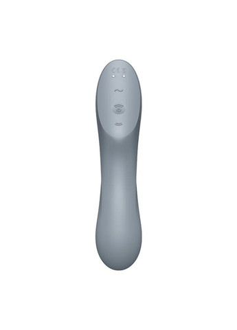 Вакуумний стимулятор з вібрацією Curvy Trinity 3 BlueGrey Satisfyer (316163639)
