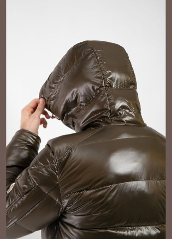 Оливкова (хакі) зимня куртка Moncler