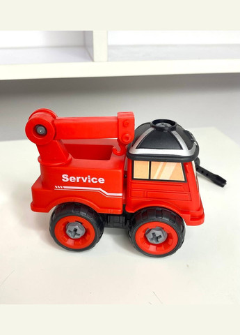 Дитяча машинка-конструктор LY031C на шурупах, спецтехніка з викруткою Кран Limo Toy (327216001)