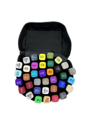 Набір маркерів скетч для малювання 60 шт двосторонні професійні фломастери для художників Touch (372006116)