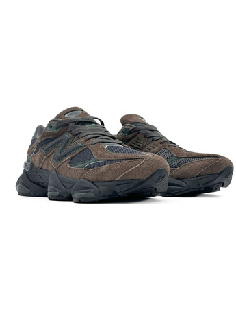 КРОСІВКИ ЖІНОЧІ NEW BALANCE 9060 BROWN / DARK GREEN НЬЮ БЕЛАНС 9060 No Brand сірі демісезони (368887931)
