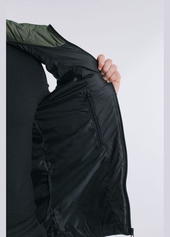 Жилетка чоловіча "Clip" хакі-чорна No Brand (359378502)