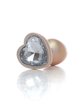 Анальная пробка - Jewellery Pearl Gold Heart Plug Clear S Drive No Brand (328908451)