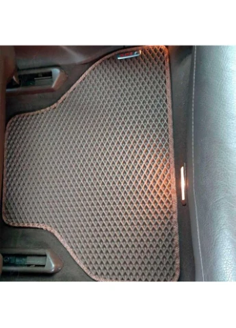 Комплект ковриков в салон на BMW X5 E70 (2006 - 2013) EVA/Ромб Серый + Серый Star-Tex (385153578)