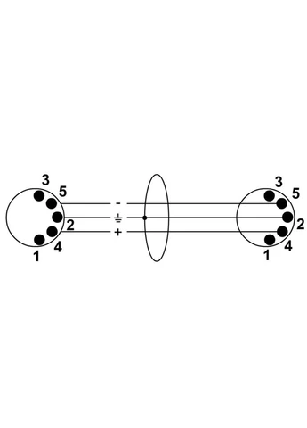 MIDI кабель DIN 5 — DIN 5 6м CFD 6 AA Cordial (385408523)