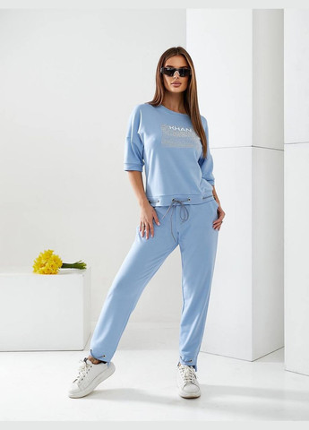 Стильный спортивный костюм со стразами No Brand (326500597)