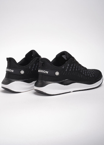 Черные демисезонные кроссовки спорт a036-1 текстиль черный норма 342879 Power