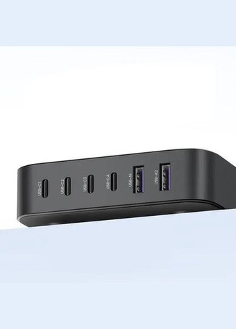 Зарядний пристрій 6xUSB 200W (4хUSB-C+2xUSB-A) Gan CD271 Ugreen (315434326)