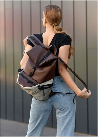 Рюкзак Rene ReneDouble шококлад жіночий Sambag (302519209)